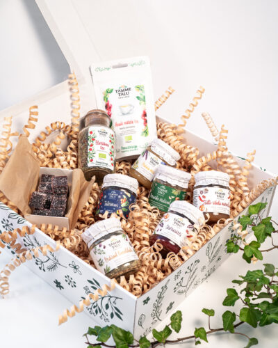 tamme talu ürdiaed, särisevad hetked, kinkekomplekt, kinkekarp, jõulud, ärikingitused