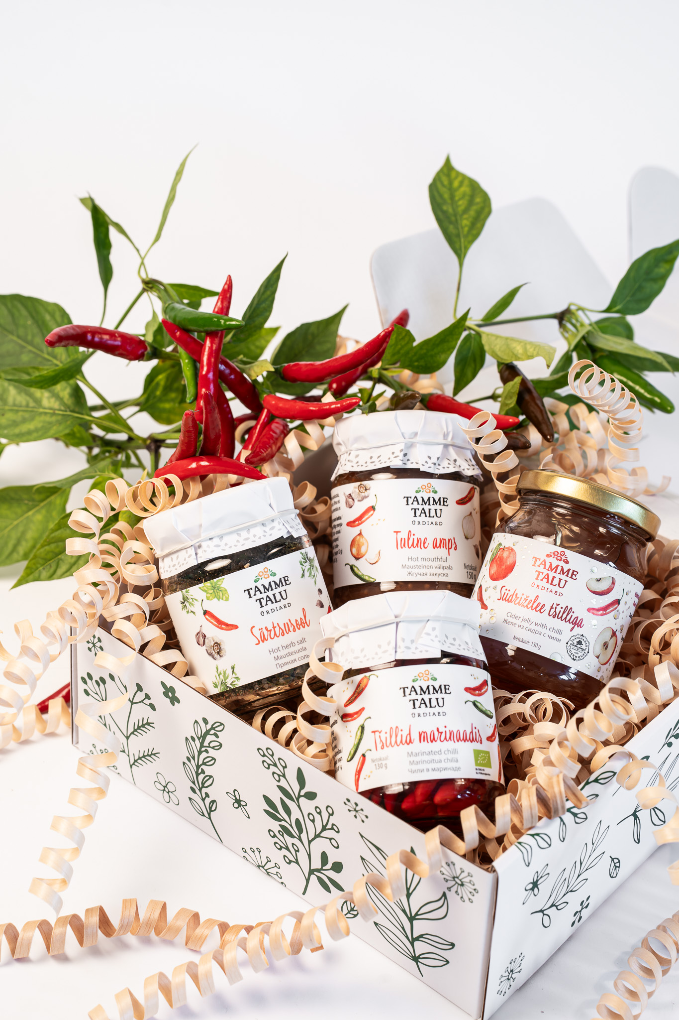 tamme talu ürdiaed, kuum tervitus, kinkekarp, kinkekomplekt, ärikingitus